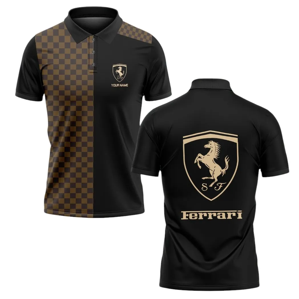 Red Racing Legend Fans Gift Polo Shirt, Polo Shirt Classic Style For Supercar Owners CAR176022525912