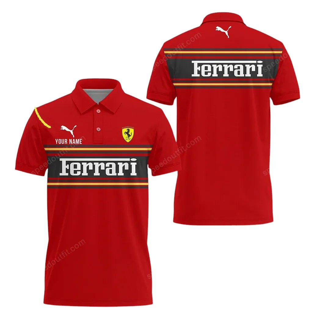 Red Racing Legend Fans Gift Polo Shirt, Polo Shirt Classic Vintage Style For Supercar Owners CAR93031025022