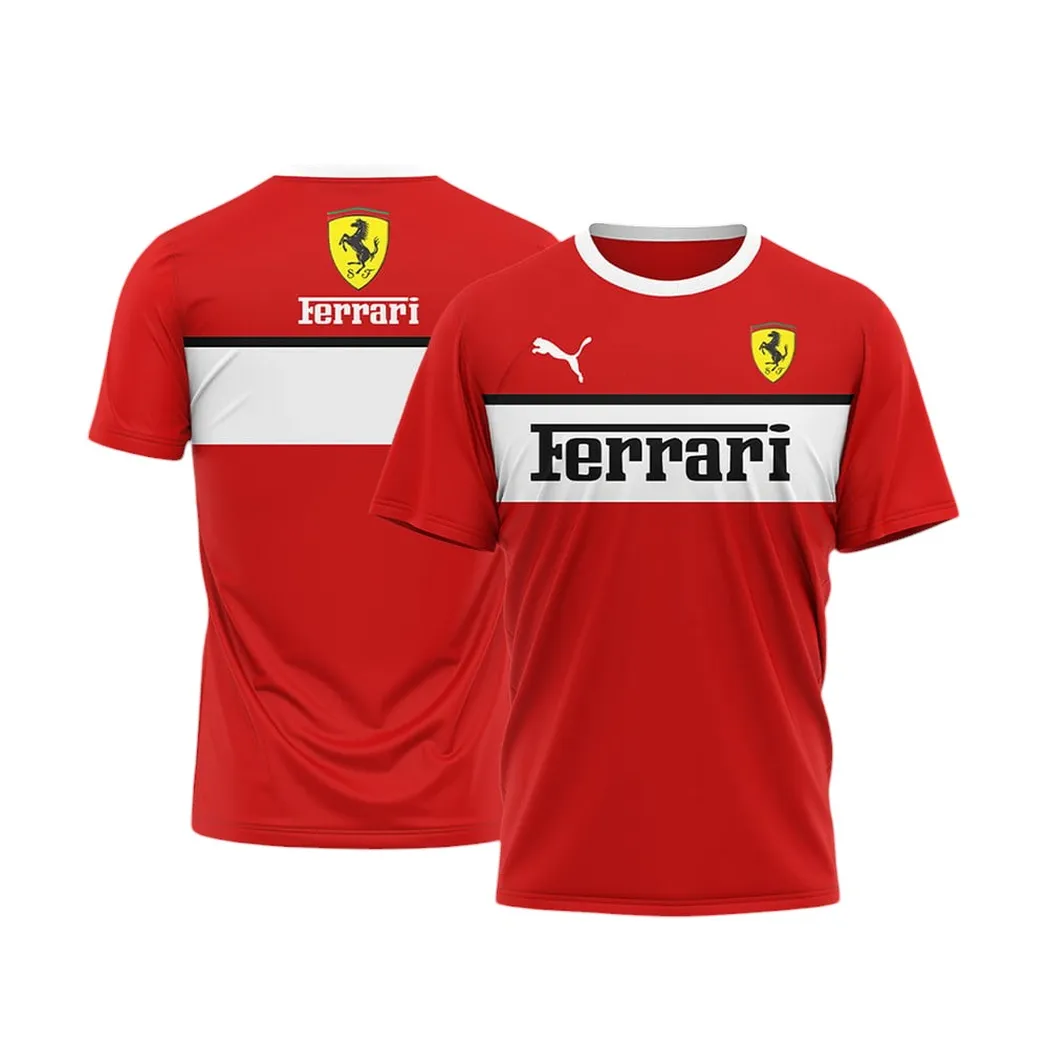 Red Racing Legend Fans Gift T-Shirt, Classic Shirt All Over Print For Supercar Lovers CAR89022725039