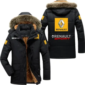 Auto Parka hoodie, Coat with Hood Exclusive Logo For Car Motorcycles Lovers CAR7002082197 - Black