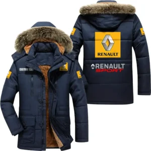 Auto Parka hoodie, Coat with Hood Exclusive Logo For Car Motorcycles Lovers CAR7002082197 - Navy