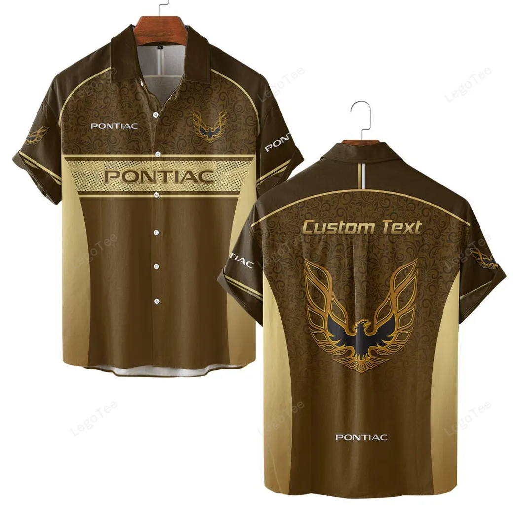 Retro Auto Fans Gift Hawaiian Shirt, Button up Shirt Exclusive Logo For Retro Auto Lovers, Custom Name CAR137021325961-3