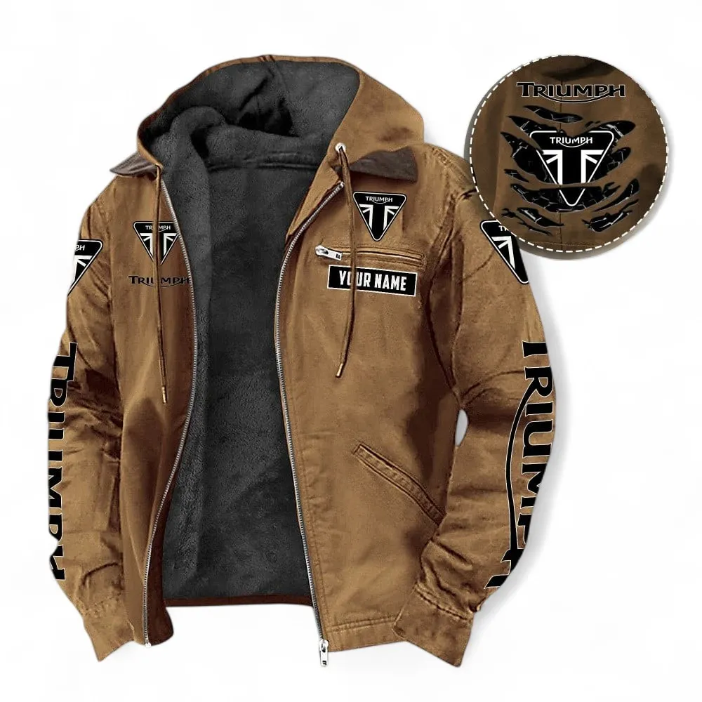 Retro Motorbikes Fans Gift Hooded And Flannel Hoodie, Jacket Exclusive Logo For Car Enthusiasts, Custom Name CAR391072125715-Camel