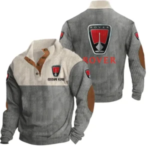 Truck Men's Stand Up Collar Base Shirt, Collar Hoodie Exclusive Logo For Car Motorcycles Fans CAR20012160 - Grey