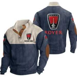 Truck Men's Stand Up Collar Base Shirt, Collar Hoodie Exclusive Logo For Car Motorcycles Fans CAR20012160 - Navy Blue