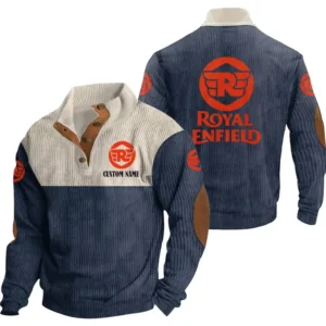 Car Men's Stand Up Collar Base Shirt, Collar Hoodie Exclusive Logo For Car Motorcycles Fans CAR20012162 - Navy Blue