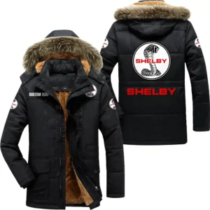Auto cobra Parka hoodie, Coat with Hood Exclusive Logo For Car Motorcycles Lovers CAR7002082207 - Black