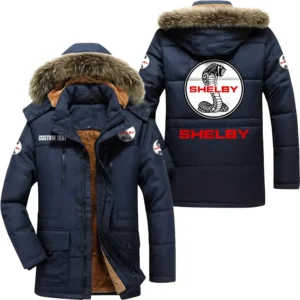 Auto Parka hoodie, Coat with Hood Exclusive Logo For Car Motorcycles Lovers CAR7002082212 - Navy