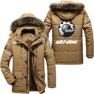 Snowmobile Parka hoodie, Coat with Hood Exclusive Logo For Car Motorcycles Lovers CAR7002082209 - Khaki