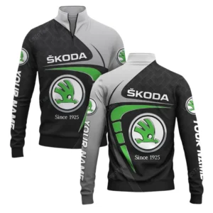 Auto Quarter-Zip Sweatshirt, All Over Print Sweatshirt For Auto Lovers CAR11603032569