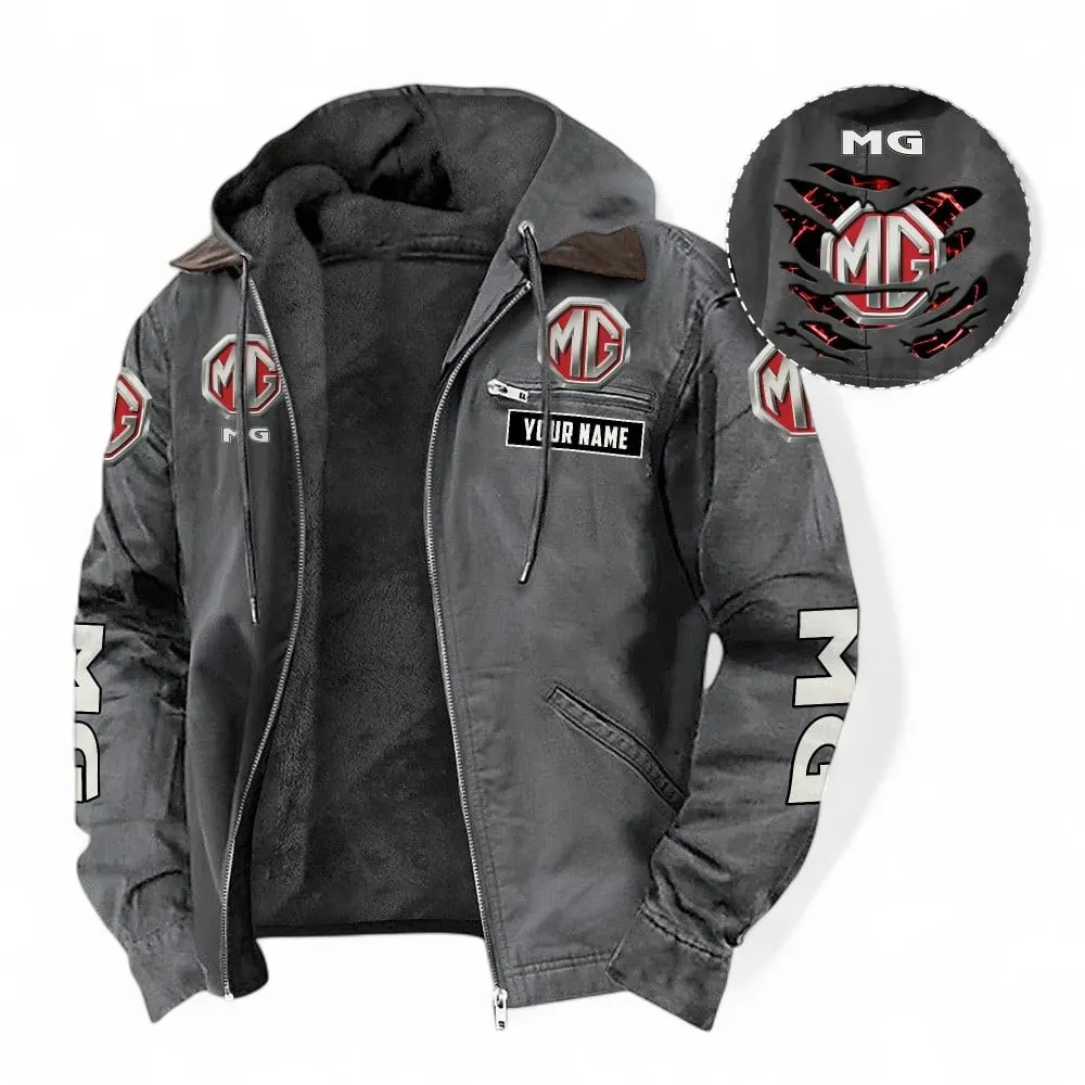 Speed Auto Fans Gift Hooded And Flannel Hoodie, Jacket Exclusive Logo For Car Lovers, Custom Name CAR391072125703-Gray