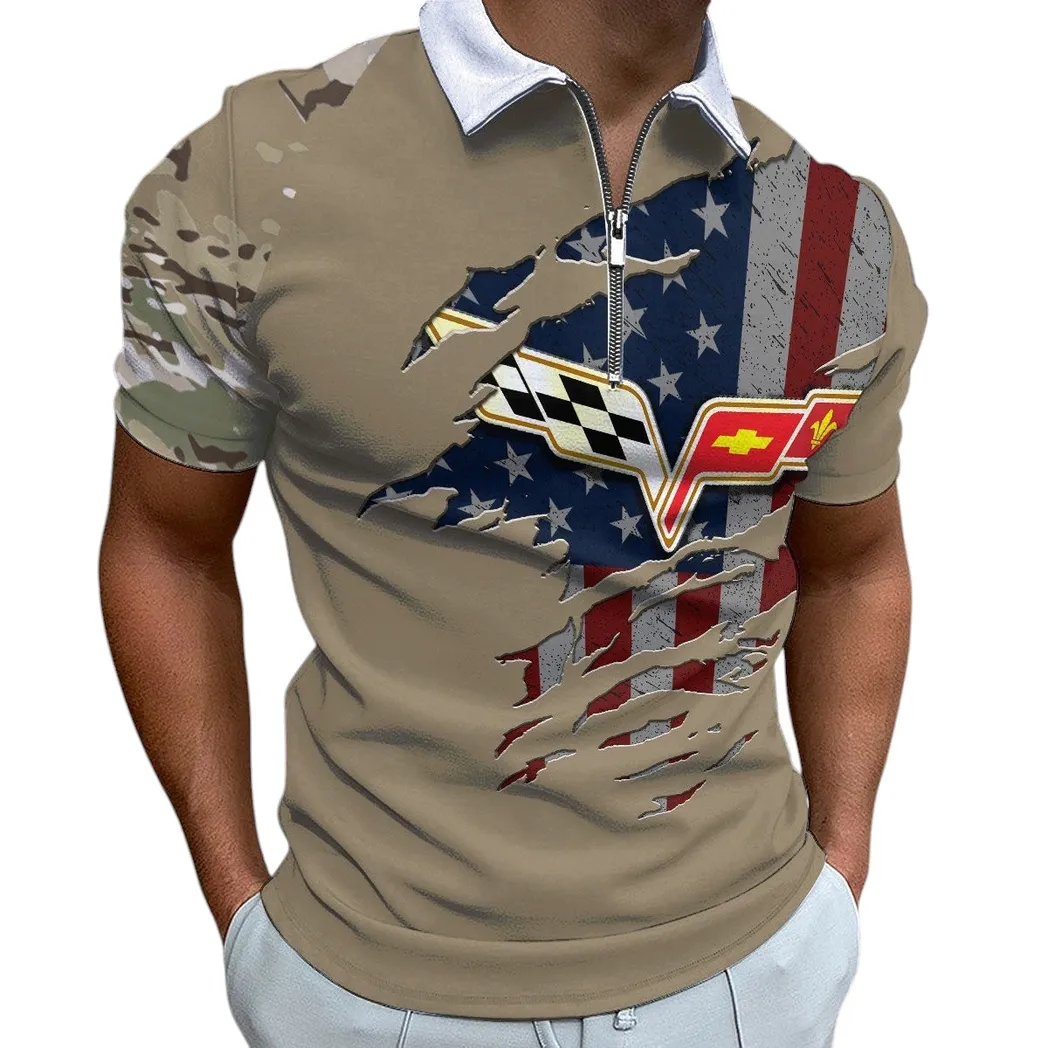 Speed Car Fans Gift Zipper Polo Shirt, Shirt Exclusive Logo For Speed Car Lovers CAR340213023-1