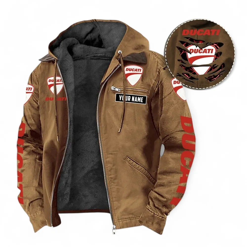 Sport Auto Fans Gift Hooded And Flannel Hoodie, Jacket Exclusive Logo For Car Enthusiasts, Custom Name CAR391072125686-Camel