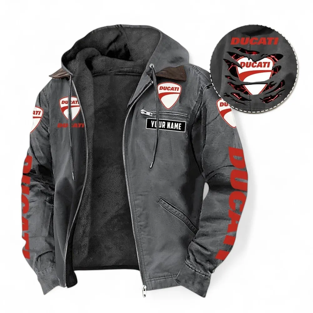 Sport Auto Fans Gift Hooded And Flannel Hoodie, Jacket Exclusive Logo For Car Enthusiasts, Custom Name CAR391072125686-Gray