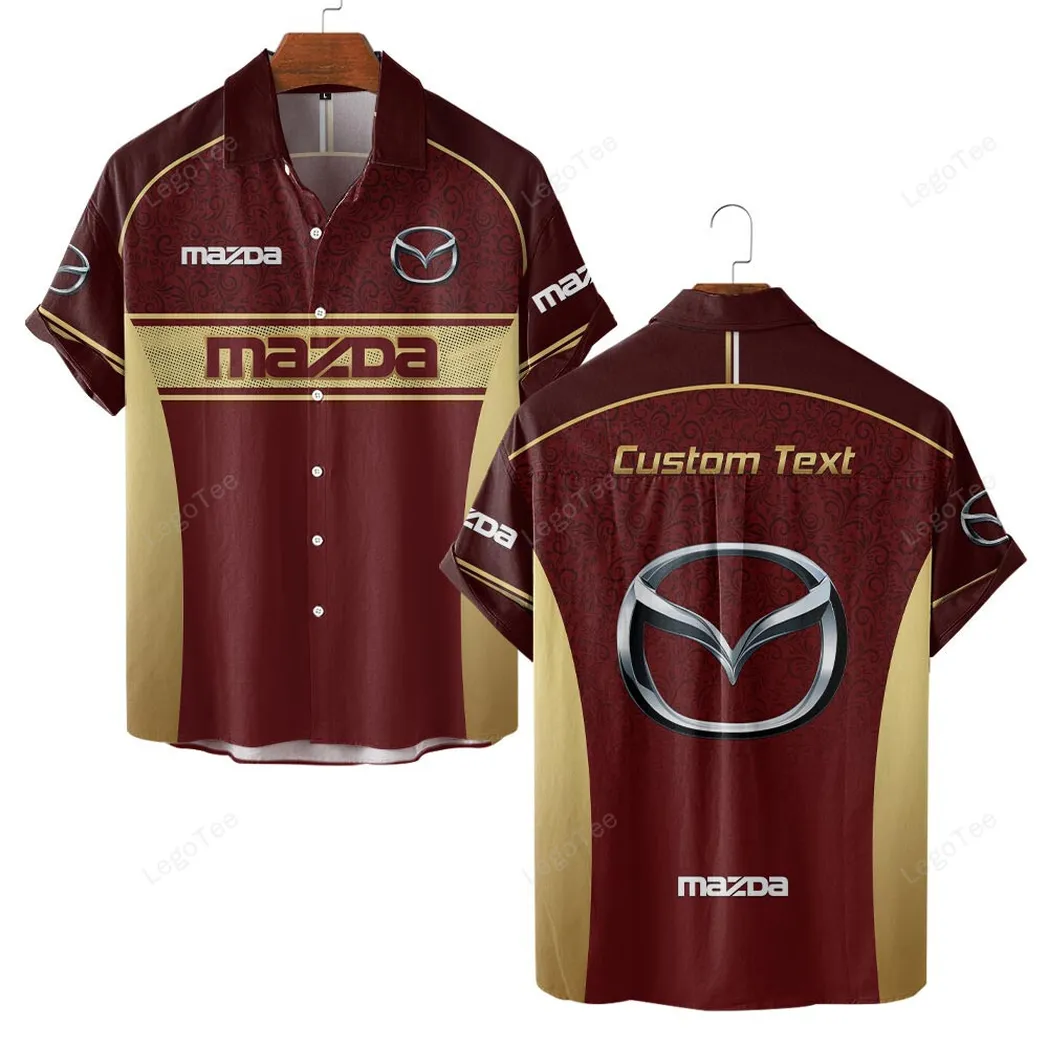 Sports Car Power Fans Gift Hawaiian Shirt, Button up Shirt Exclusive Logo For Sports Car Power Lovers, Custom Name CAR137021325951-3