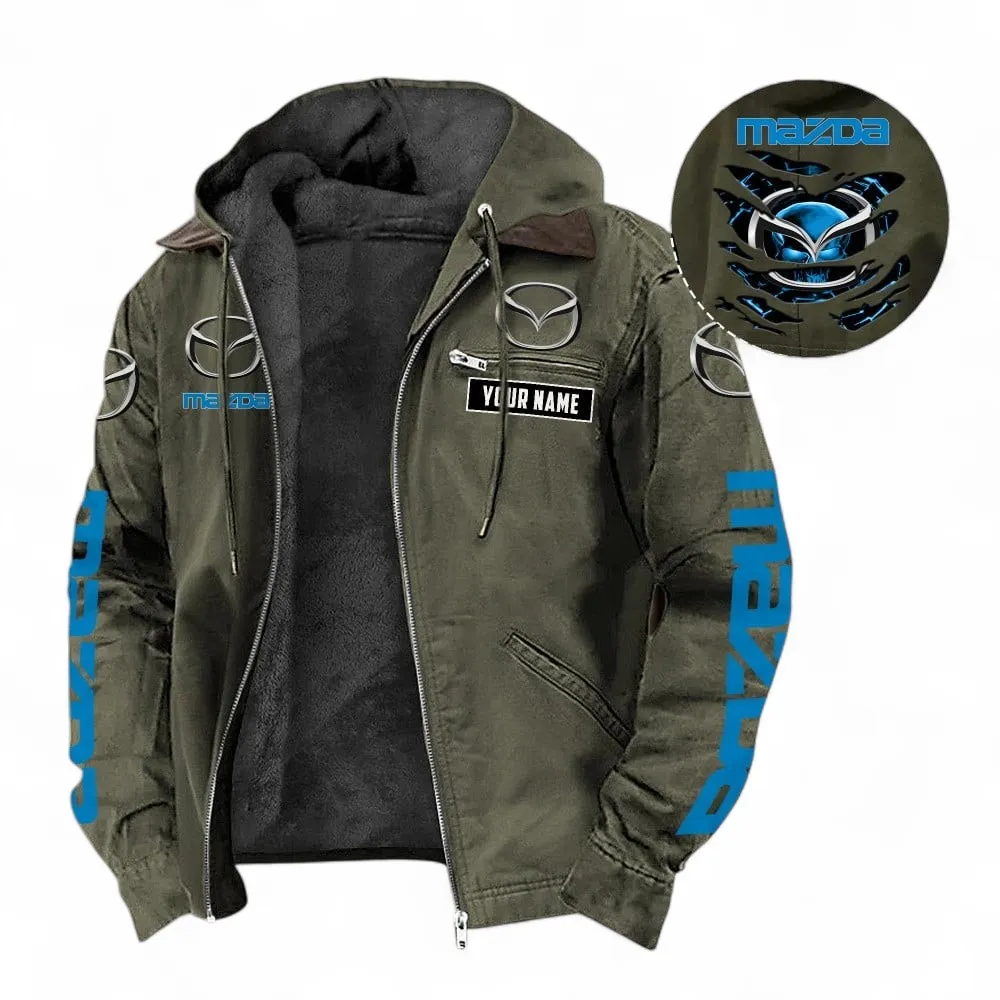 Sports Car Power Fans Gift Hooded And Flannel Hoodie, Jacket Exclusive Logo For Car Lovers, Custom Name CAR391072125702-Green