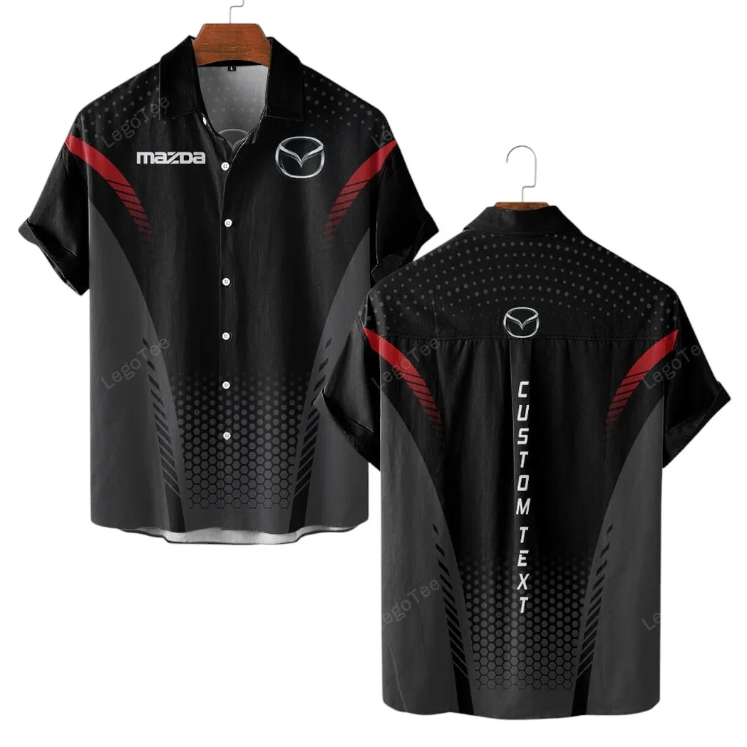 Sports Car Power Lovers Gift Hawaiian Shirt, Button up Shirt Exclusive Logo For Sports Car Power Lovers, Custom Name CAR10803122547