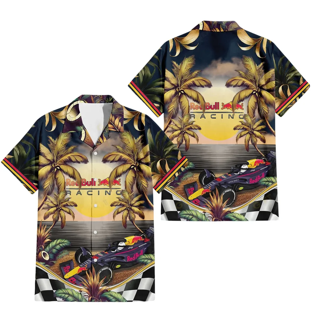 Sporty Auto Racing Fans Gift Hawaiian Shirt, Button up Shirt Exclusive Logo Sporty Auto Racing CAR40804082501