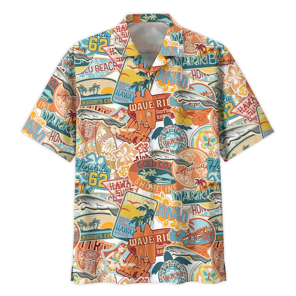 Sporty Car Fans Gift Hawaiian Shirt, Button up Shirt Vintage Style For Sporty Car Fan CAR202031225357
