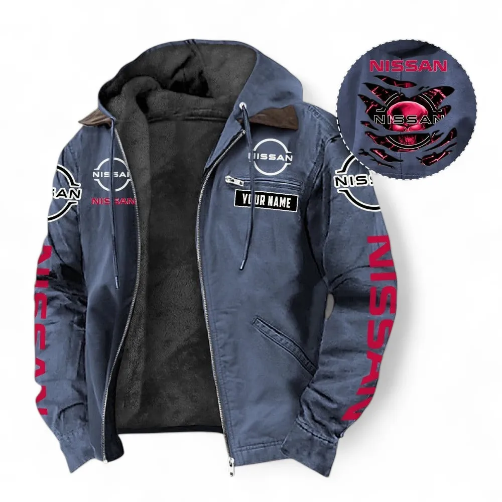 Street Racer Auto Fans Gift Hooded And Flannel Hoodie, Jacket Exclusive Logo For Car Lovers, Custom Name CAR391072125733-Navy Blue