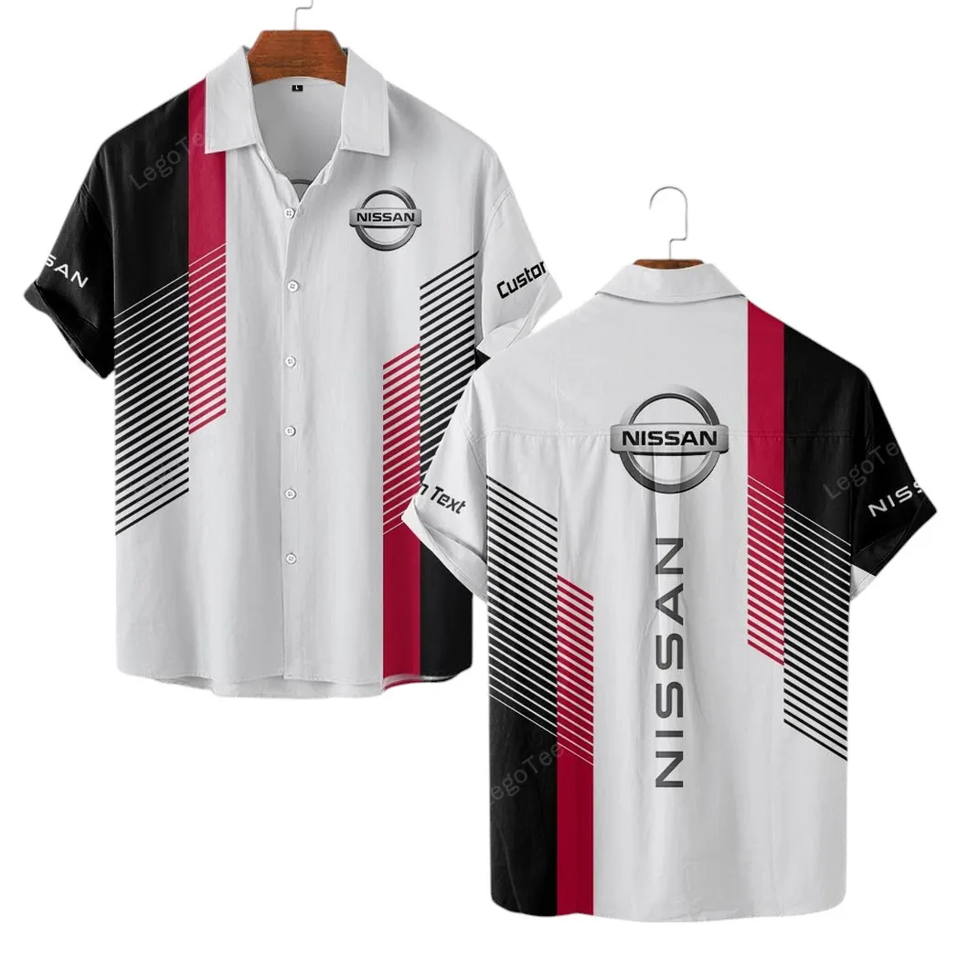 Street Racer Auto Lovers Gift Hawaiian Shirt, Button up Shirt Exclusive Logo For Street Racer Auto Lovers, Custom Name CAR10703122555