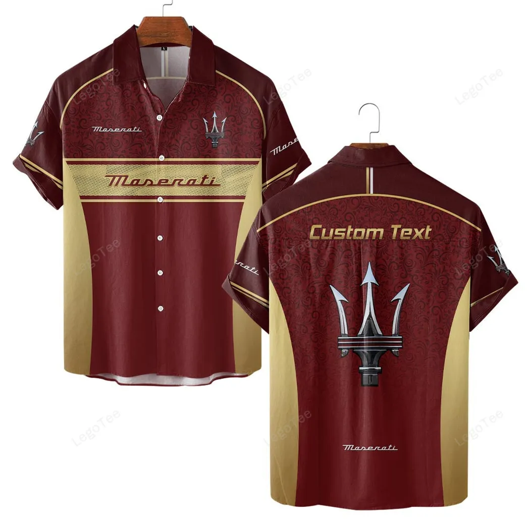 Supercar Fans Gift Hawaiian Shirt, Button up Shirt Exclusive Logo For Supercar Lovers, Custom Name CAR137021325963-3