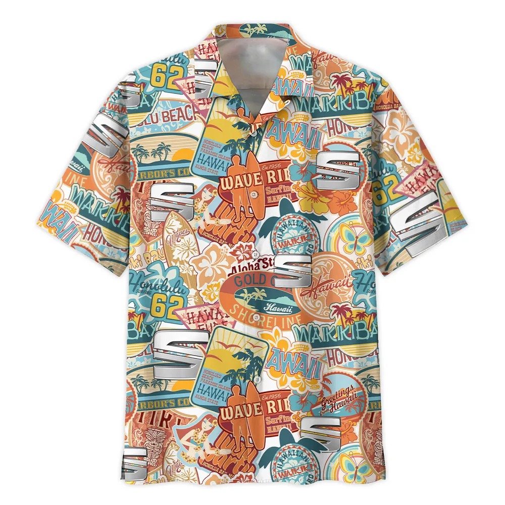 SUV Fans Gift Hawaiian Shirt, Button up Shirt Vintage Style For SUV Fan CAR202031225381