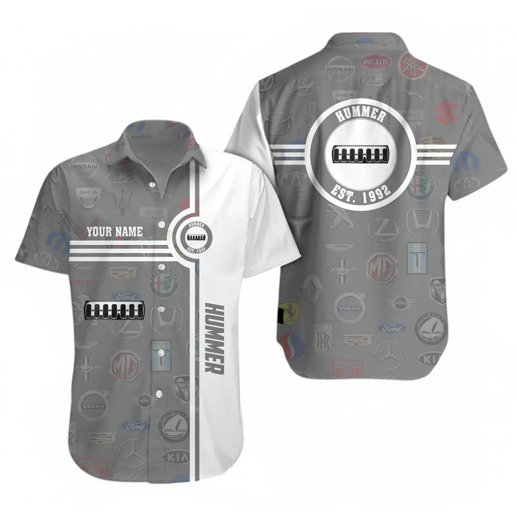SUV Lovers Gift Hawaiian Shirt, Button up Shirt All Over Print For SUV Fan CAR174022525003