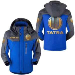 Tractors Outdoor Charging Suit, Exclusive Logo Fleece Truckket For Car Fans HFLJ0112312132 - Blue