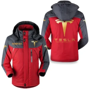 Auto Motors Outdoor Charging Suit, Exclusive Logo Fleece Truckket For Car Fans HFLJ0112312133 - Red