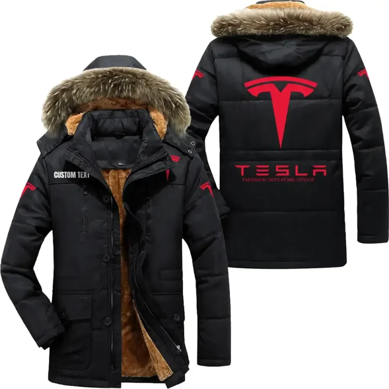 Auto Motors Parka hoodie, Coat with Hood Exclusive Logo For Car Motorcycles Lovers CAR7002082218 - Black