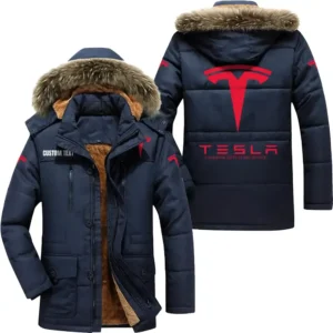Auto Motors Parka hoodie, Coat with Hood Exclusive Logo For Car Motorcycles Lovers CAR7002082218 - Navy