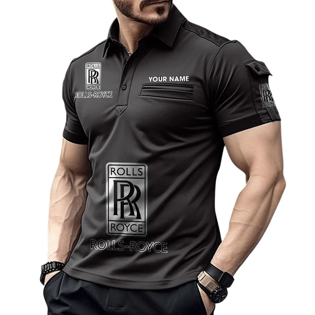 Timeless Car Fans Gift Pocket Polo Shirt, Polo Shirt Exclusive Logo For Timeless Car Fan, Custom Name CAR450051325398 - Black