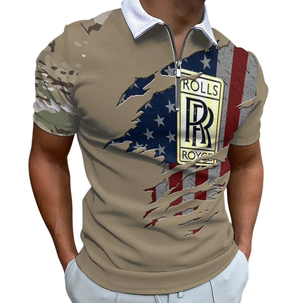 Timeless Car Fans Gift Zipper Polo Shirt, Shirt Exclusive Logo For Timeless Car Lovers CAR340213061-1