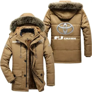 Car Parka hoodie, Coat with Hood Exclusive Logo For Car Motorcycles Lovers CAR7002082222 - Khaki