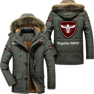 Auto Parka hoodie, Coat with Hood Exclusive Logo For Car Motorcycles Lovers CAR7002082227 - Army Green