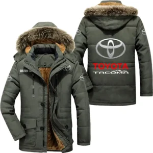Auto tacoma Parka hoodie, Coat with Hood Exclusive Logo For Car Motorcycles Lovers CAR7002082231 - Army Green