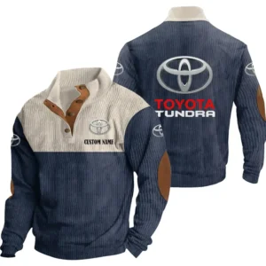 Auto Men's Stand Up Collar Base Shirt, Collar Hoodie Exclusive Logo For Car Motorcycles Fans CAR20012193 - Navy Blue