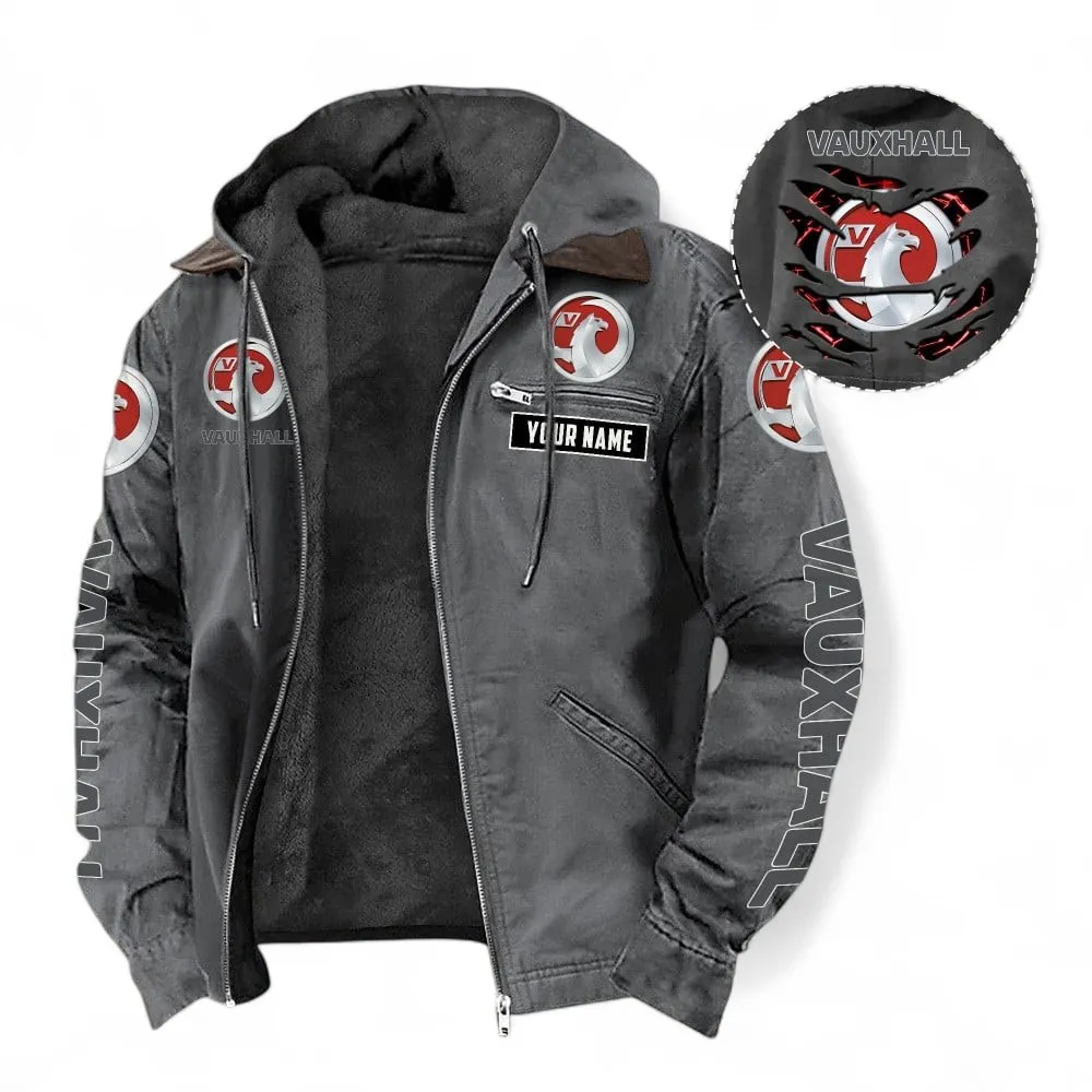 Tractor Fans Gift Hooded And Flannel Hoodie, Jacket Exclusive Logo For Car Lovers, Custom Name CAR391072125726-Gray