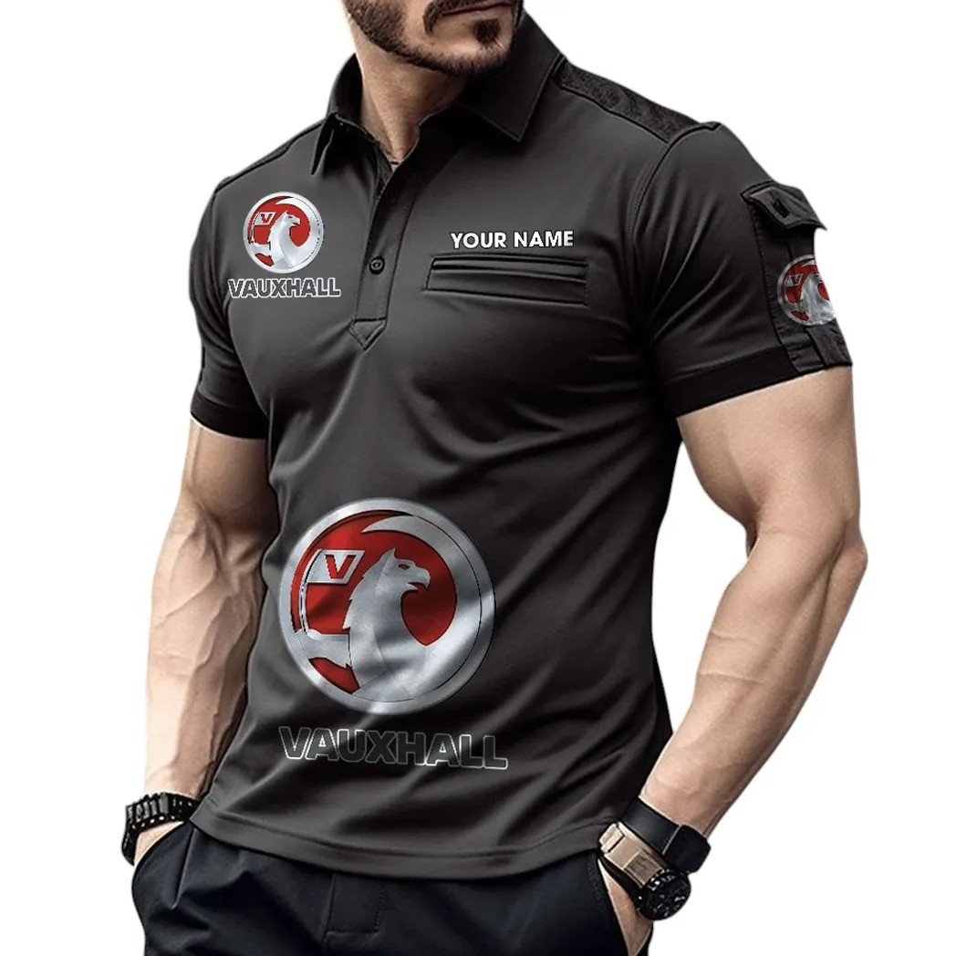 Tractor Fans Gift Pocket Polo Shirt, Polo Shirt Exclusive Logo For Tractor Fan, Custom Name CAR450051325385 - Black