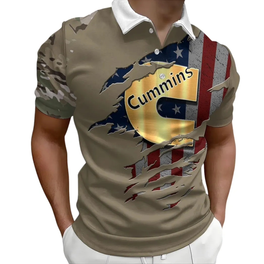 Truck Fans Gift Polo Shirt, Polo Shirt All Over Print For Truck Owners CAR340213024-2