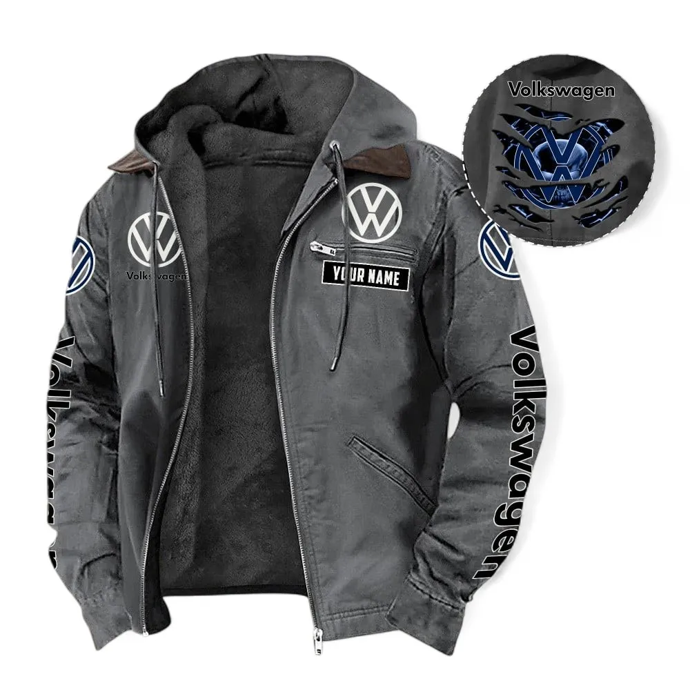 Truck Off-Road Fans Gift Hooded And Flannel Hoodie, Jacket Exclusive Logo For Car Owners, Custom Name CAR391072125724-Gray