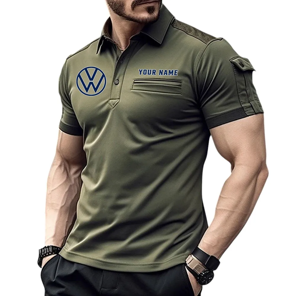 Truck Off-Road Fans Gift Pocket Polo Shirt, Polo Shirt Exclusive Logo For Truck Off-Road Fan, Custom Name CAR445060325025 - Green