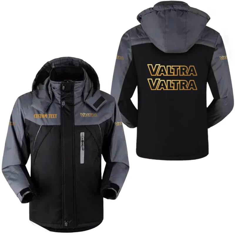 Tractor Outdoor Charging Suit, Exclusive Logo Fleece Truckket For Car Fans HFLJ0112312140 - Black