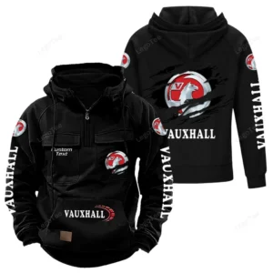 Car Hoodie Tactical Quarter Zip, Hoodie Exclusive Logo For Car Lovers - Black CAR122021425067-2