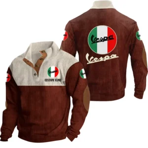 Car Men's Stand Up Collar Base Shirt, Collar Hoodie Exclusive Logo For Car Motorcycles Fans CAR20012198 - Red