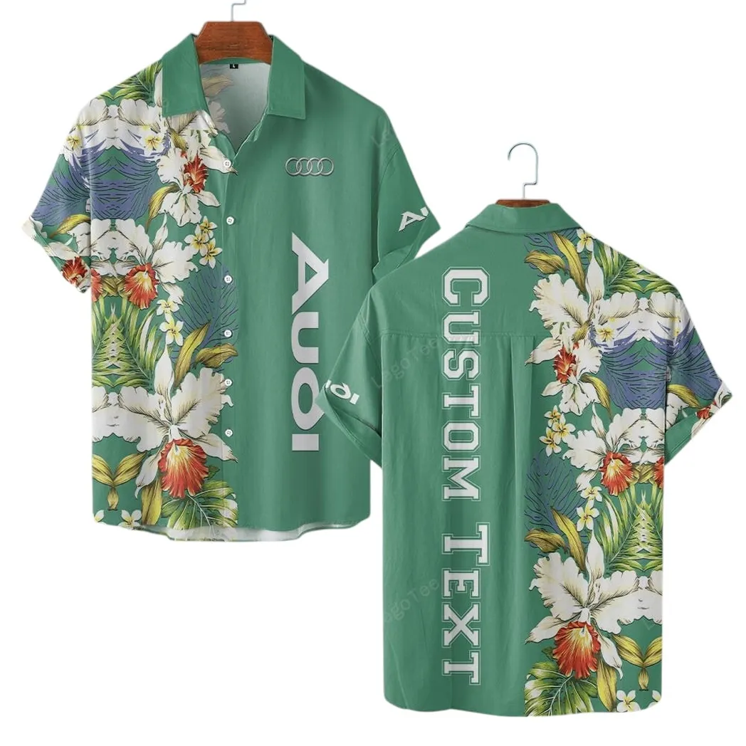 Vintage Car Fans Gift Hawaiian Shirt, Button up Shirt All Over Print For Car Lovers CAR1230304000 - Green