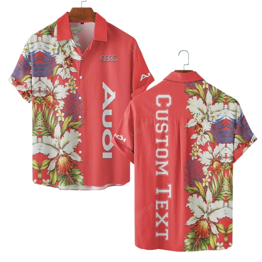 Vintage Car Fans Gift Hawaiian Shirt, Button up Shirt All Over Print For Car Lovers CAR1230304000 - Red
