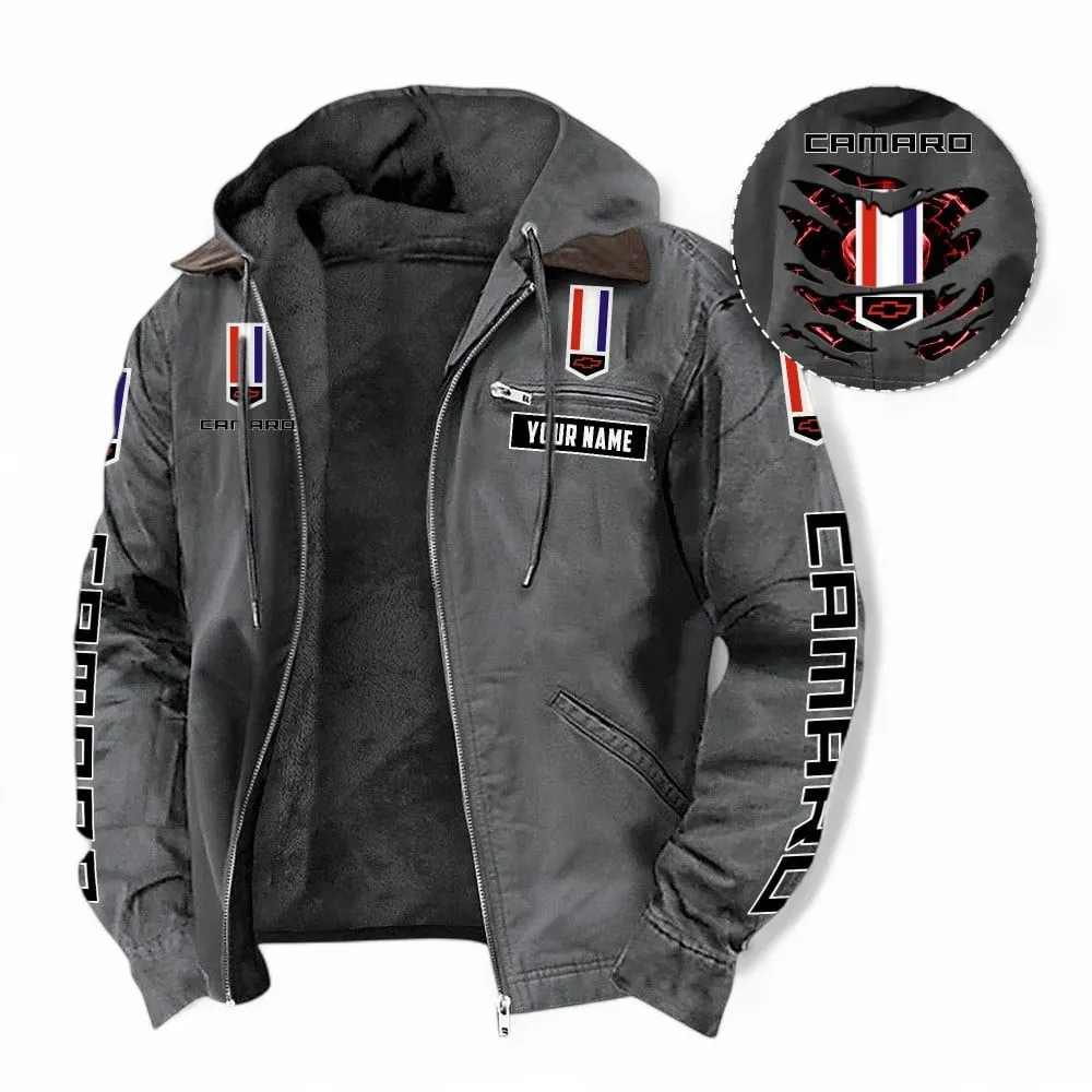 Vintage Car Fans Gift Hooded And Flannel Hoodie, Jacket Exclusive Logo For Car Enthusiasts, Custom Name CAR391072125690-Gray