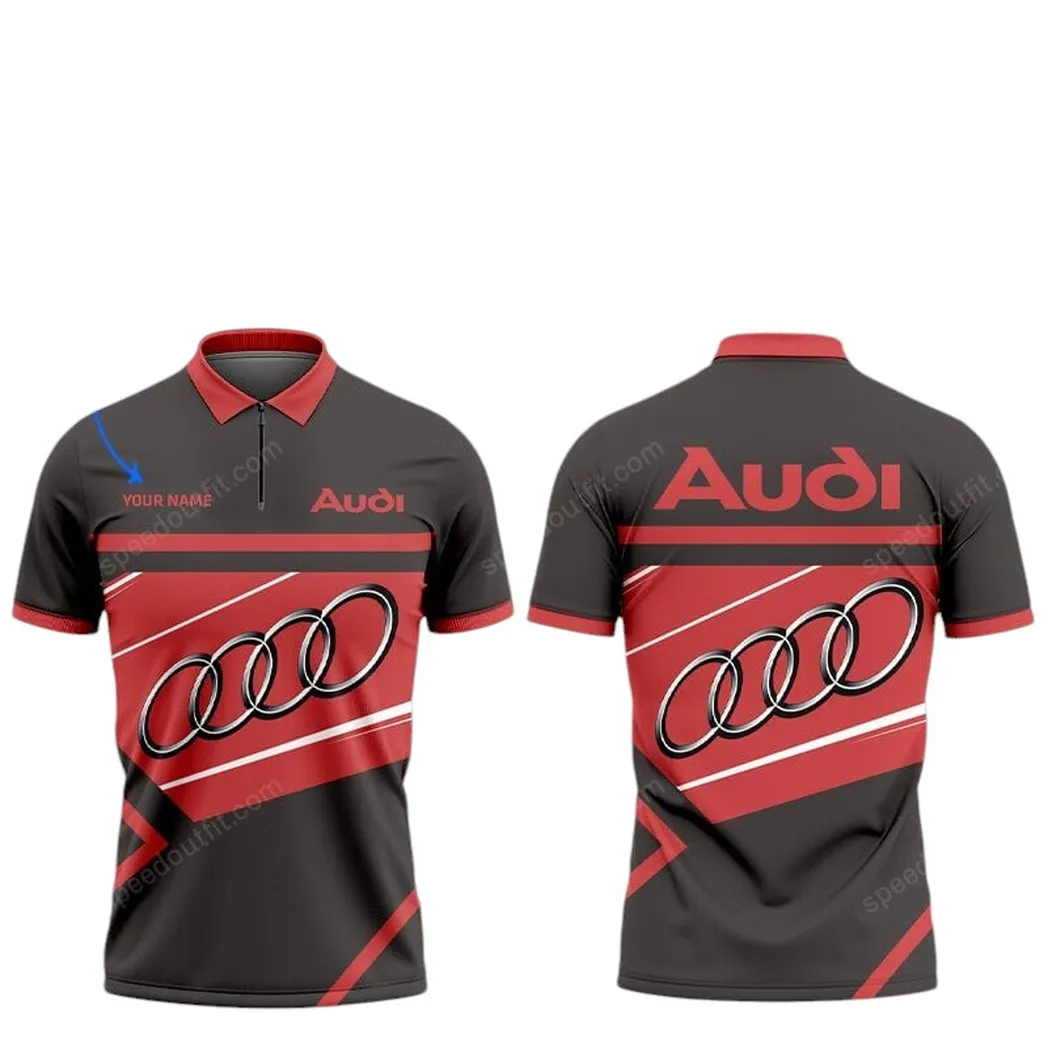 Vintage Car Fans Gift Zipper Polo Shirt, Shirt Exclusive Logo For Car Lovers CAR93031025223
